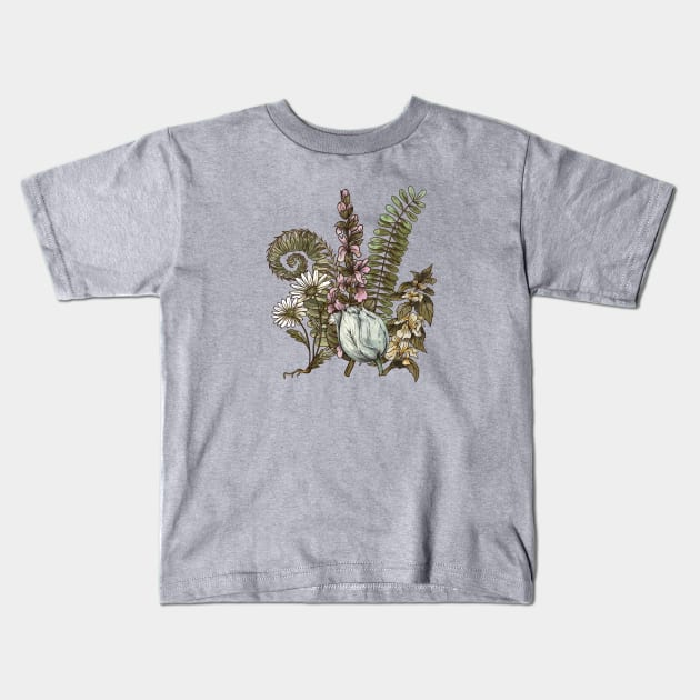 Garden Lover cotaggecore shirt Kids T-Shirt by ISFdraw